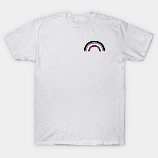 Asexual Pride Rainbow T-Shirt by brendalee